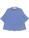 Plan C Cotton T-shirt In Blue