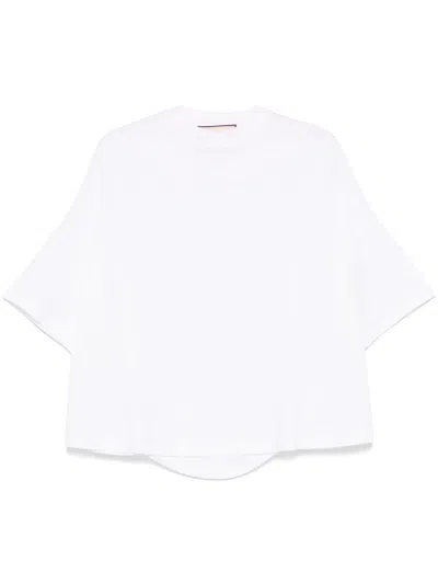 Plan C Klassisches T-shirt In W Bianco Ottico