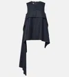 Plan C Cotton Tank Top In Blue
