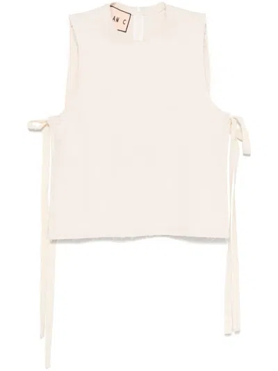 Plan C Cotton Top In Neutrals