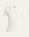 Plan C Crew Neck Knit Shirt In White