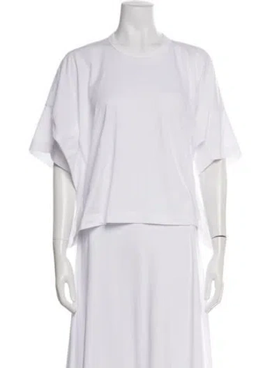 Pre-owned Plan C Crew Neck Short Sleeve T-shirt In White