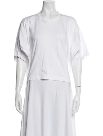 Pre-owned Plan C Crew Neck Short Sleeve T-shirt In White