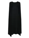 Plan C Cape Back Dress In Black