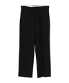 Plan C Front-pockets Trousers In Black