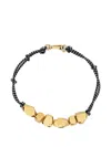 Plan C Geometric-stone Necklace In Burgundy