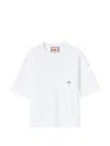 Plan C Graphic-pocket T-shirt In White