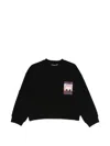 Plan C Graphic-print Sweatshirt In Black