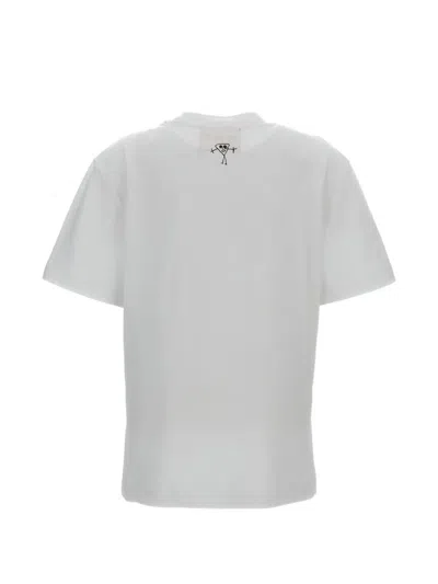 Plan C Graphic-print T-shirt In White