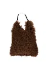 Plan C Handle Shoulder Bag In Brown