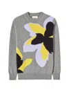 Plan C Intarsia-knit Sweater In Gray