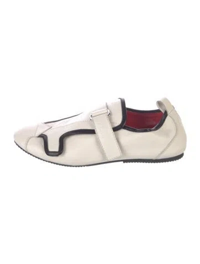 Pre-owned Plan C Leather Flats In Multi