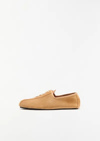 Plan C Leather Lace Up Shoes In Brown