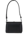 Plan C Smooth Grain Calfskin Shoulder Bag In Black