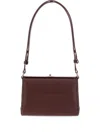 Plan C Flap Twist-lock Shoulder Bag In Red