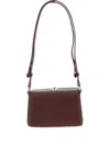 Plan C Leather Shoulder Bag In Red