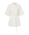 Plan C Linen Shirt In White