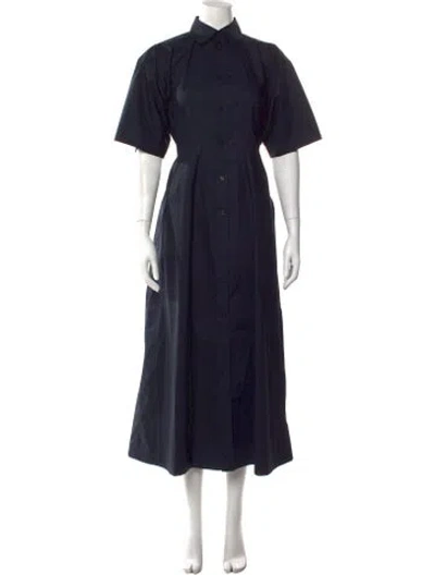 Pre-owned Plan C Long Dress W/ Tags In Blue