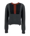 Plan C Long-sleeved Sweater In Gray