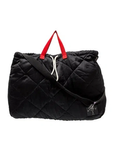 Pre-owned Plan C Messenger Bag In Black/red
