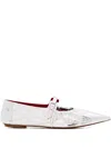 Plan C Metallic Ballet Flats