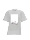 Plan C Metallic-effect T-shirt In Gray