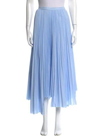 Pre-owned Plan C Midi Length Skirt In Blue