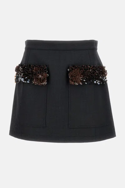 PLAN C MIDI SKIRT
