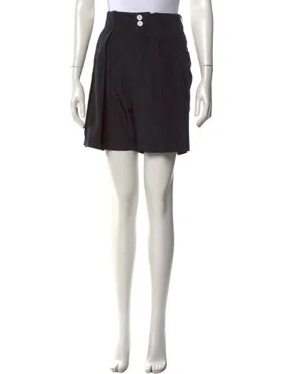 Pre-owned Plan C Mini Shorts In Black