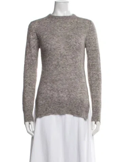 Pre-owned Plan C Mock Neck Sweater In Grey
