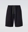 Plan C Technical Shorts In Navy Black