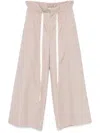Plan C Panama Trousers In Braun