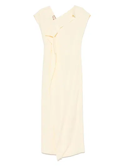 Plan C Panel-detailing Maxi Dress In Zabbaione