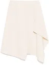 Plan C Panelled Midi Skirt In Neutrals