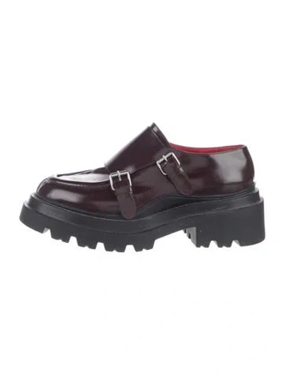 Pre-owned Plan C Patent Leather Loafers In Blue