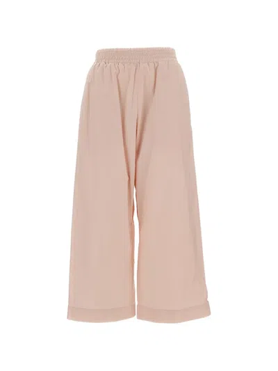 Plan C Pleated Trousers In Pink