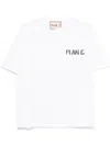 Plan C Nella Vasca-print T-shirt In White