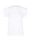 Plan C Puff-sleeve Graphic-print T-shirt In Multi