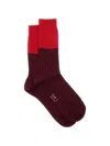 Plan C Ribbed-knit Socks In Multi