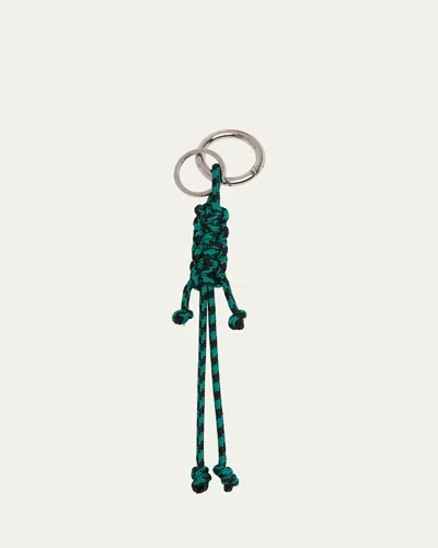 Plan C Rope Keyring Charm In Green