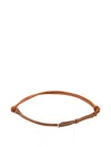 Plan C Rope-detail Belt In Brown