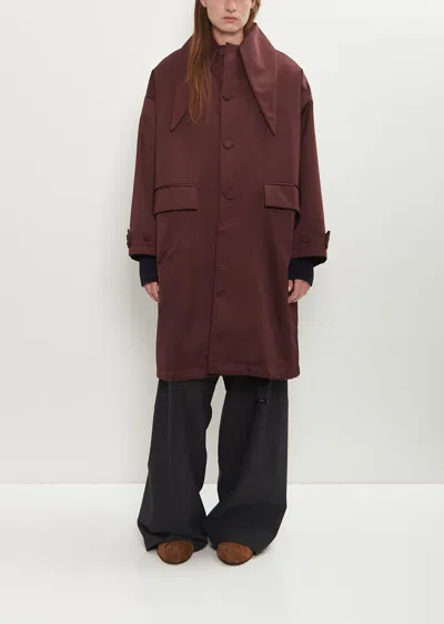 Plan C Satin Shawl Collar Coat