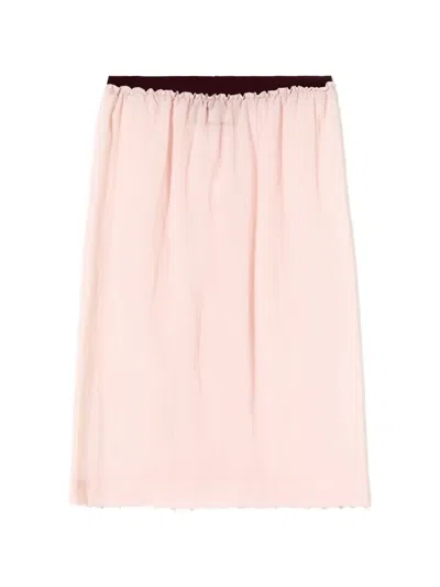 Plan C Scalloped Skirt In Pink