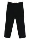 Plan C Seam-detail Trousers In Black