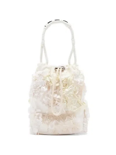 Plan C Sequins Bucket Bag In Blue