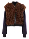 SHEARLING ZIP JACKET