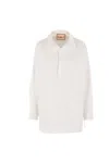 Plan C Oversized Shirt In White