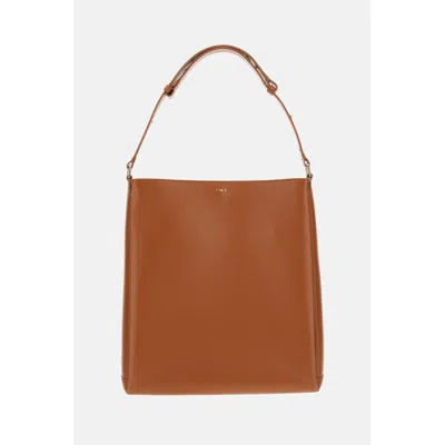 Plan C Shopper Bag In Brown