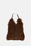 Plan C Handle Shoulder Bag In Brown