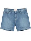 Plan C Denim Shorts In Jb Indigo